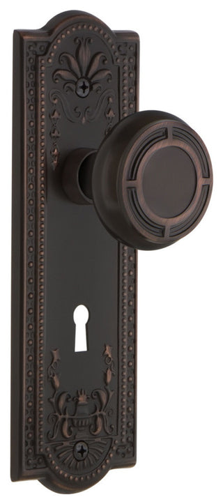 Meadows Plate Passage Mission Knob, Timeless Bronze