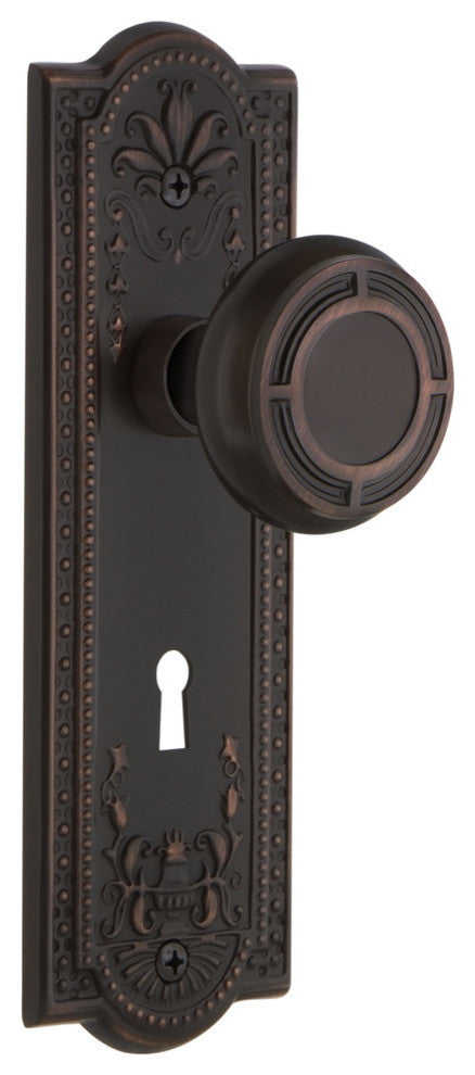 Meadows Plate Passage Mission Knob, Timeless Bronze