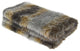 LUZIO Crystal Fox Vegan Faux Fur Rug/Throw 63x98.4