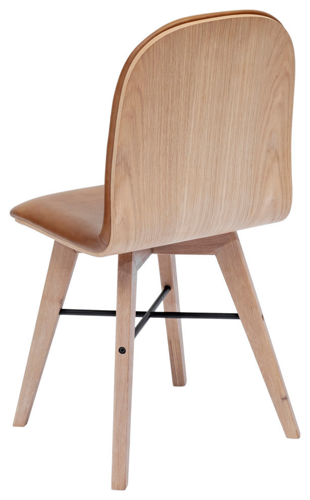 Scandinavian Napoli Dining Chair - M2 - Brown
