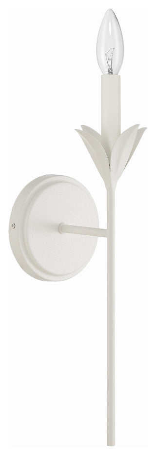 Broche 1-Light Matte White Wall Mount