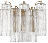 CRYSTORAMA Addis 2 Light Aged Brass Wall Mount