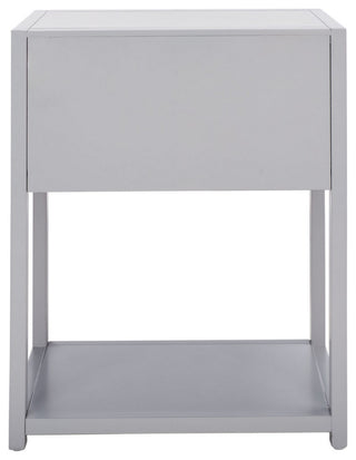 Safavieh Yudi 1 Drawer 1 Shelf Nightstand, Grey