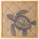Sterling 351-10193 Turtle On Linen Note Board