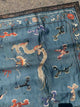 Handmade Antique Chinese Collectible silk textile 2.6'x3.8', 79cmx115cm 1870s