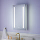 Recessed/Surface Mount LED Medicine Cabinet Mirror with Defogger, 20"x30" Left Hinge
