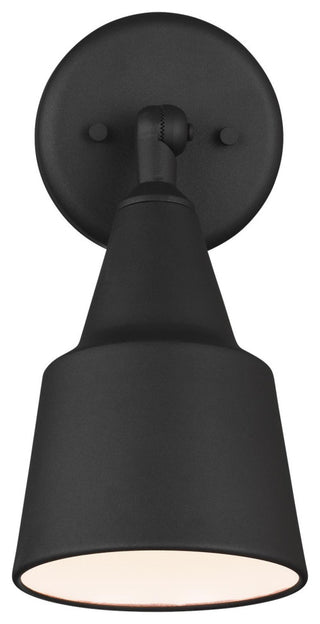 1-Light Adjustable Swivel Flood Light, Black