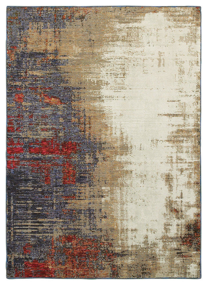 Evolution 8001A Rug, Ivory/Multi, 3'3"x5'2"