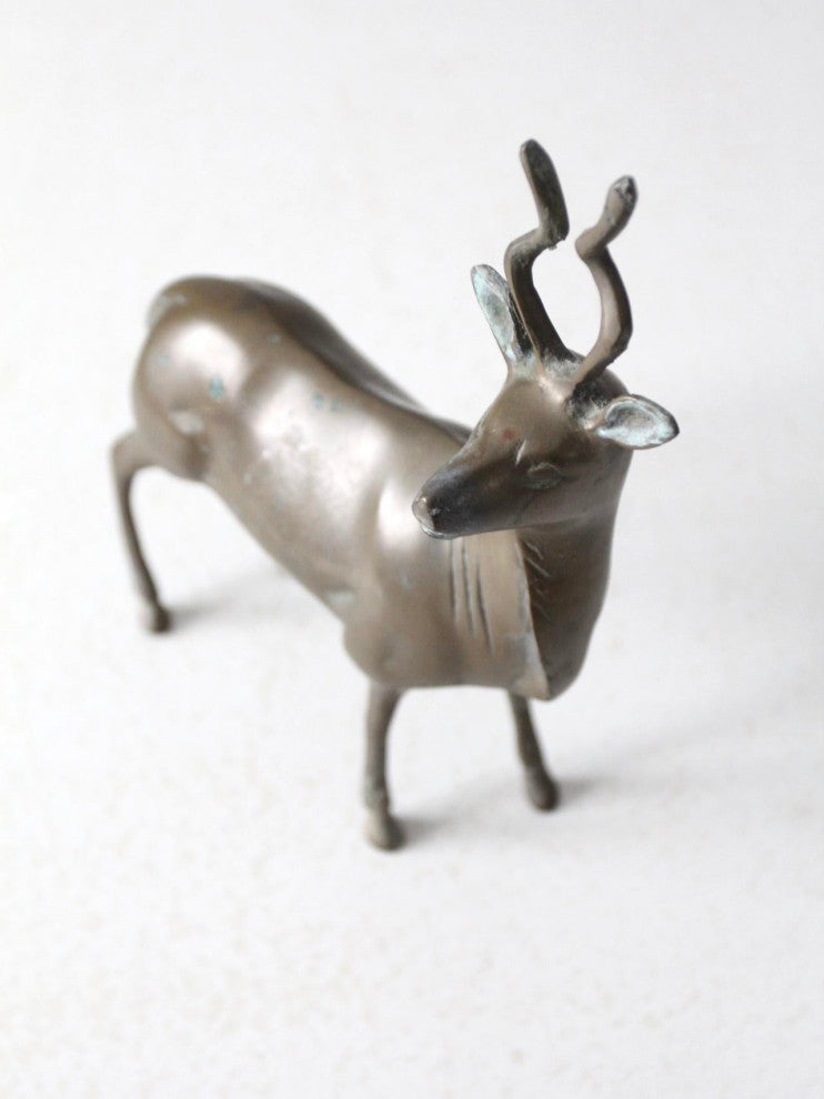 Consigned, Vintage Brass Antelope