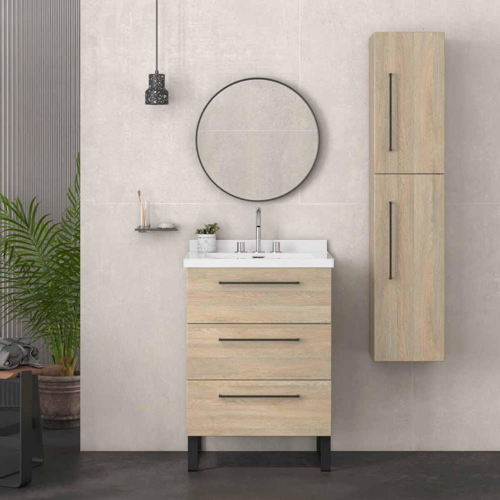 Denver Storage Colum, Toasted Oak