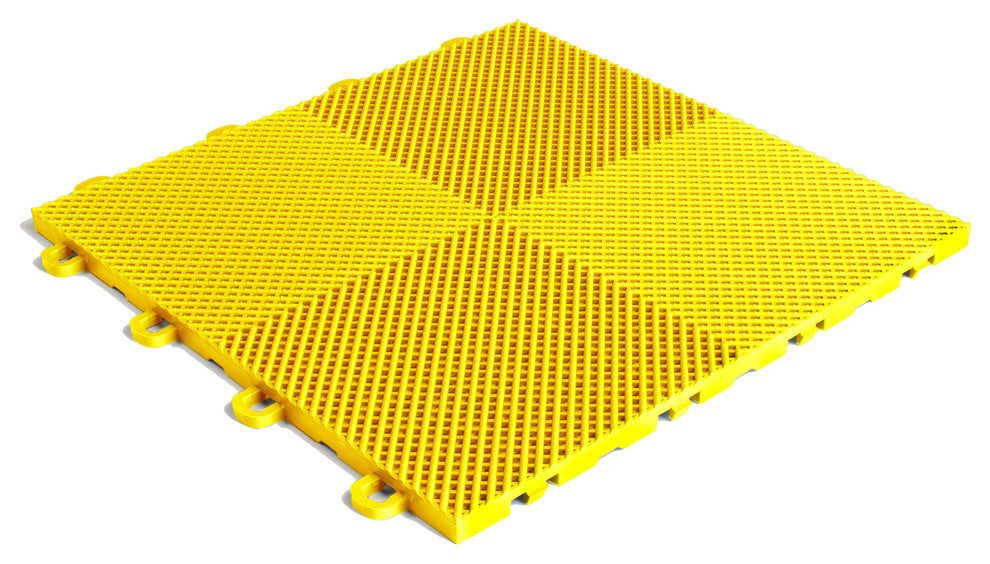 Outdoor Basketball Half Court Kit 20'x24', Yellow/Purple
