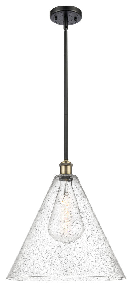 Innovations 516-1S-BAB-GBC-164-LED 1-Light Pendant, Black Antique Brass