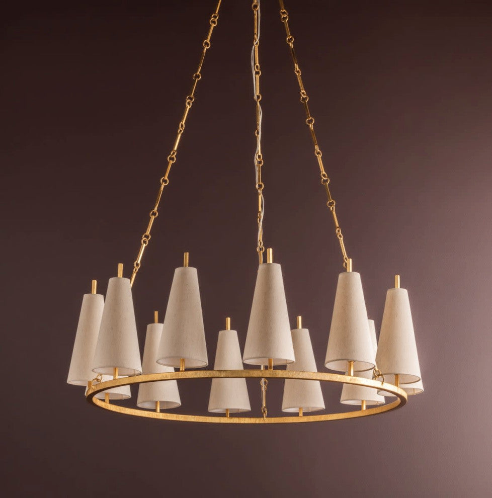Corbett Lighting 480-42 Tirana 12 Light 42"W Ring Chandelier - Vintage Gold