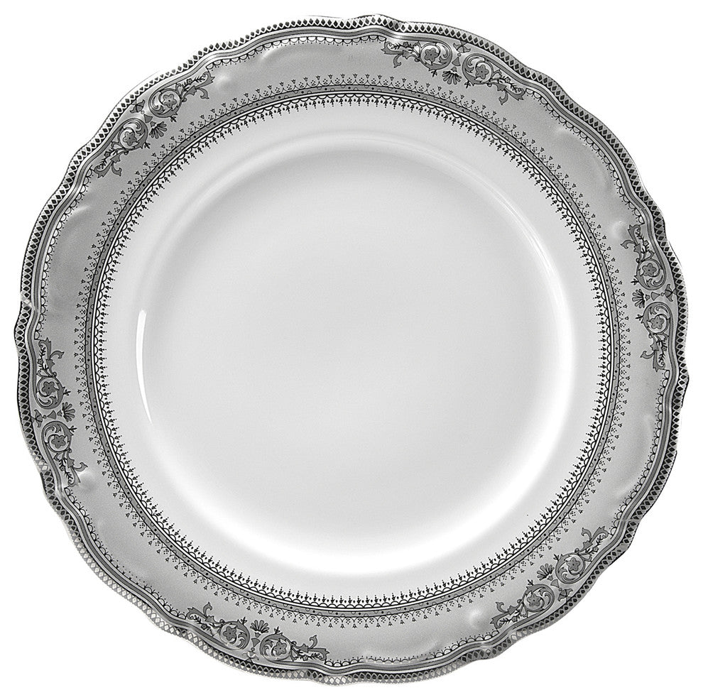Vanessa Luncheon Plates, Set of 6, Platinum