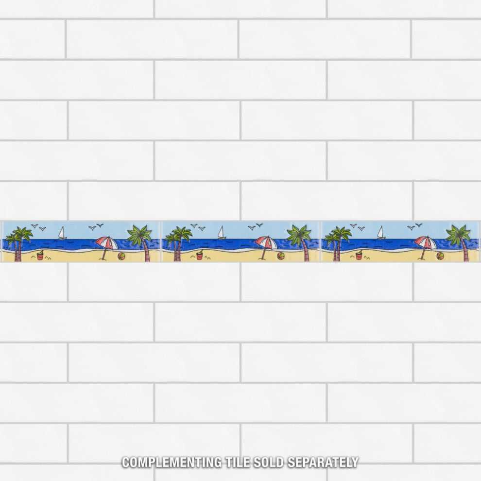 Captain Beachy Ceramic Wall Trim