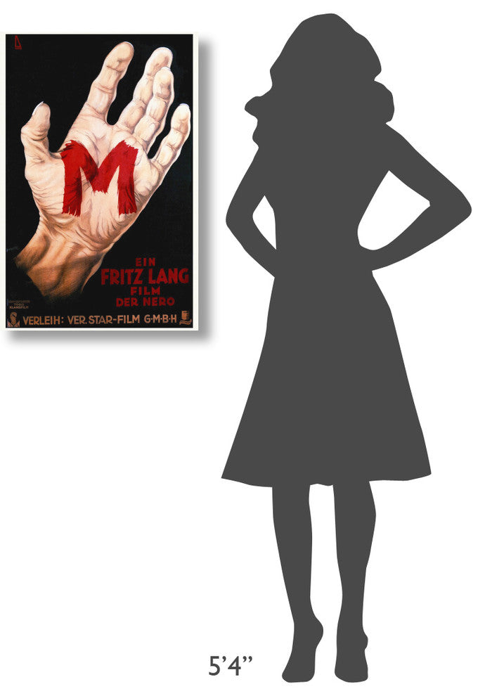"M by Fritz Lang" Stretched Canvas Giclee by Hollywood Photo Archive, 20x30"