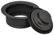 Ruvati Garbage Disposal Flange for Kitchen Sinks Gunmetal Black RVA1041BL