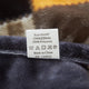Tache Patchwork Orange and Brown Throw Blanket, 90x90