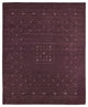 Simi One-of-a-Kind Handmade Area Rug Purple, 5' 0'' x 8' 0''