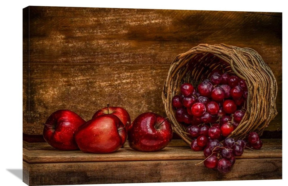 "Red" Stretched Canvas Giclee by Margareth Perfoncio, 36x25"