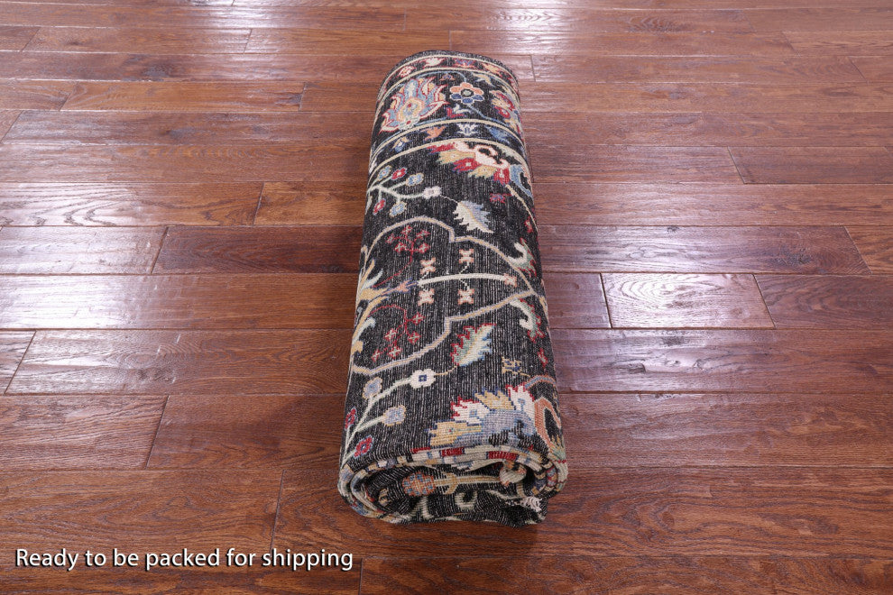 Turkish Oushak Hand-Knotted Wool Rug 6' 1" X 8' 11" - Q12824