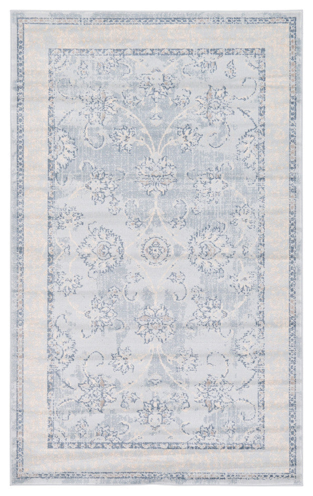 Unique Loom Light Blue Hickory Paris 3' 3 x 5' 3 Area Rug
