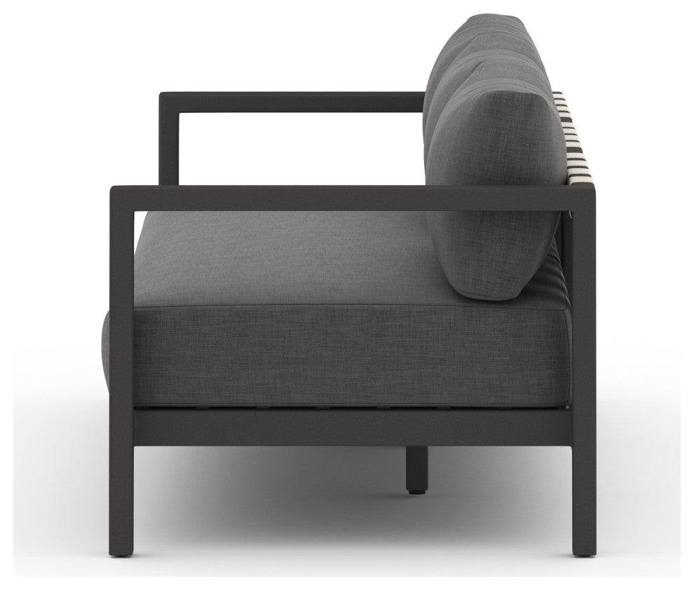 Sonoma Outdoor Sofa-88"-Bronze/Charcoal