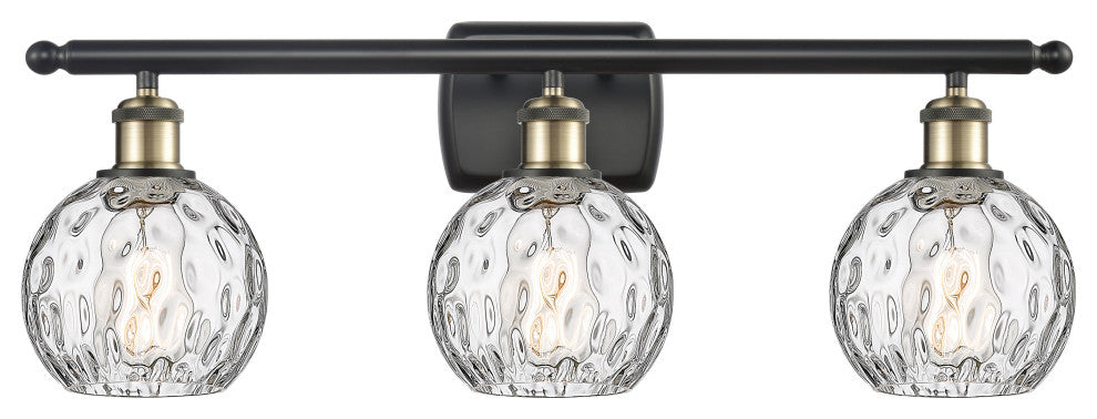 Innovations 516-3W-BAB-G1215-6 3 Light Bath Vanity Light, Black Antique Brass