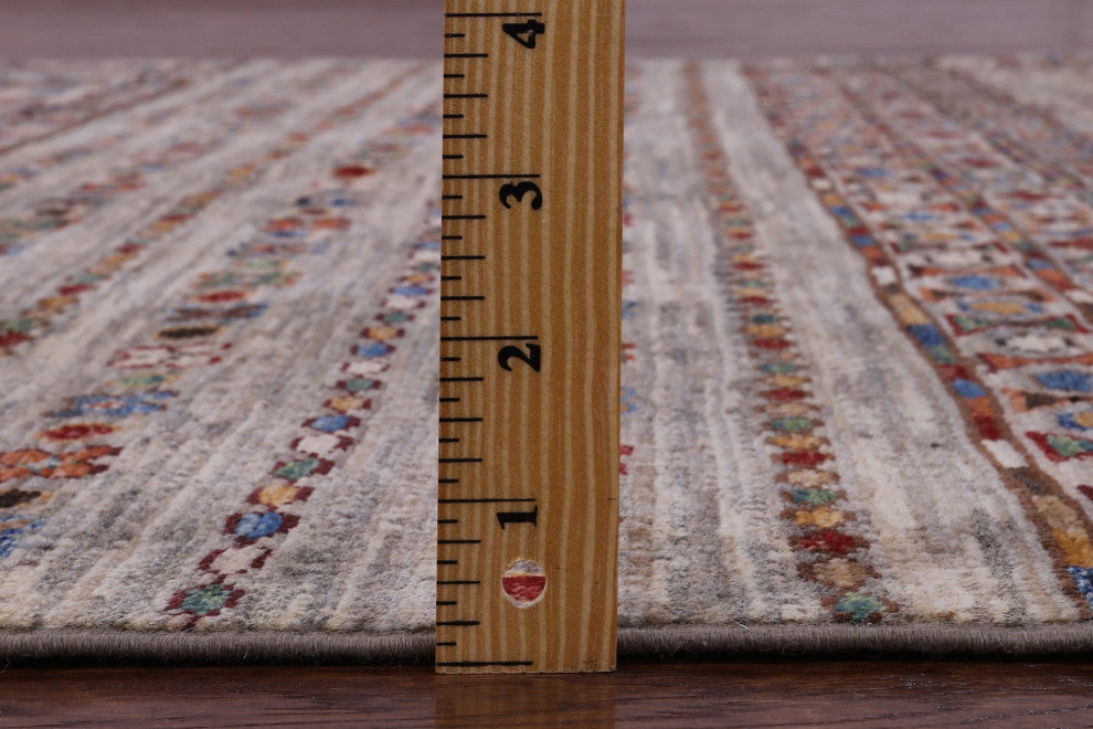 Khorjin Super Kazak Hand-Knotted Wool Rug 5' 0" X 6' 8" - Q12302