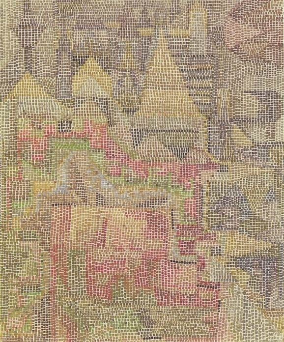 Paul Klee Castle Garden, 20"x25" Wall Decal