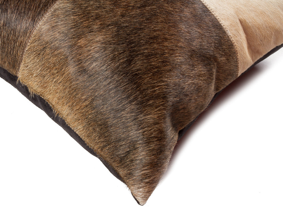 18"x18" Torino Quattro Pillow, Classic Brindle
