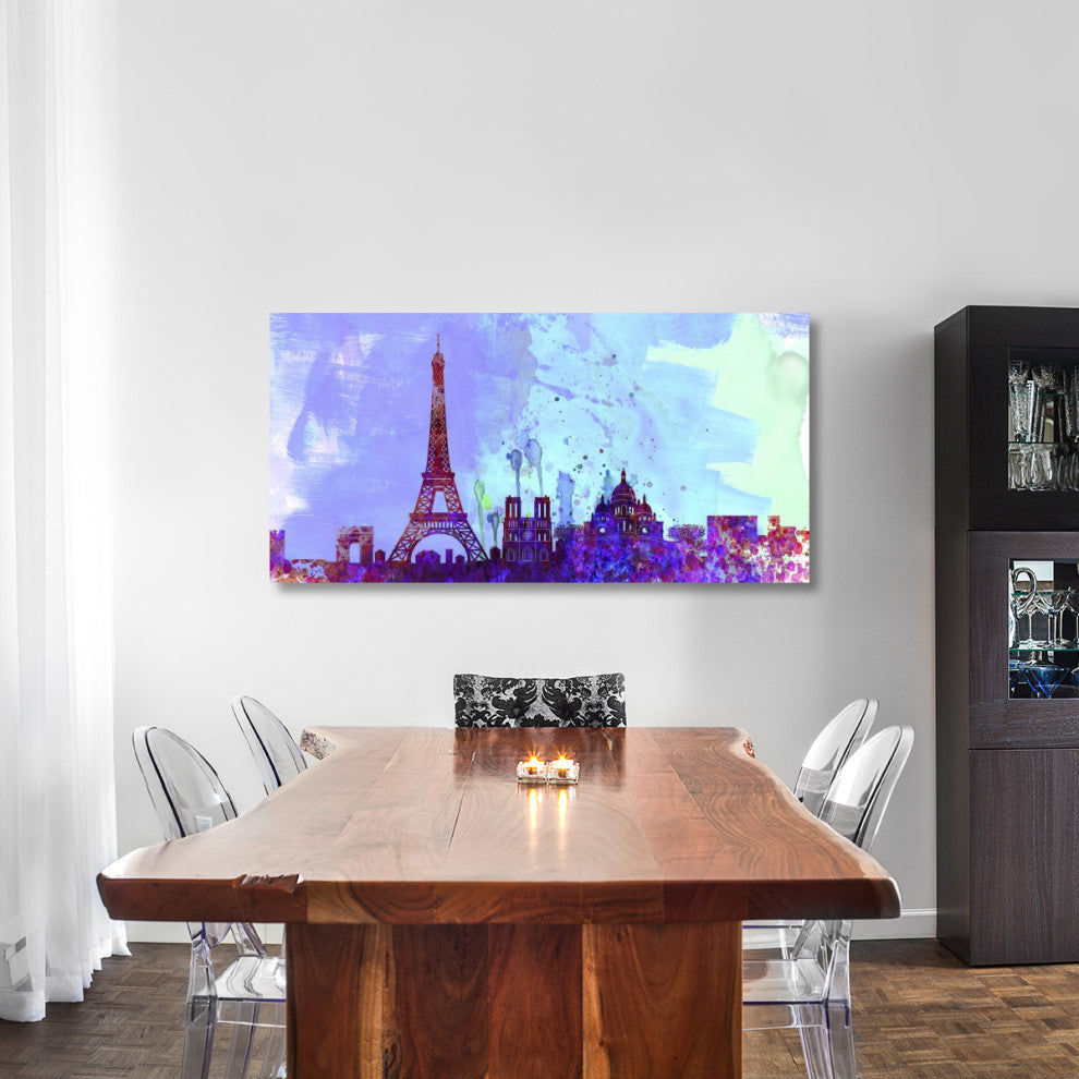 "Paris City Skyline" Fine Art Print