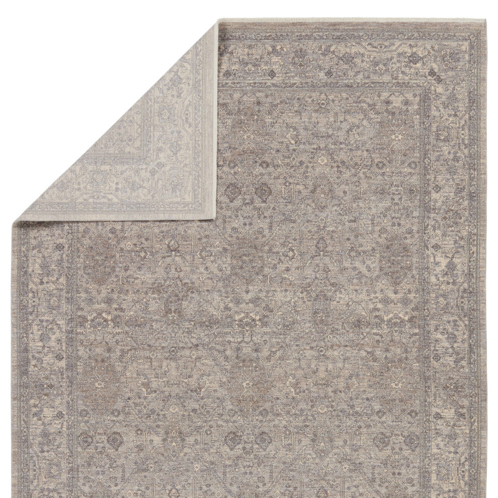 Jaipur Living Vivace Floral Gray/ Taupe Area Rug 10'X13'