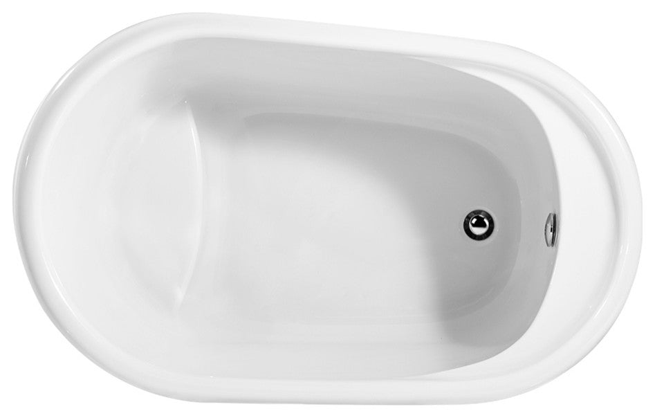 51" Streamline NPT92040CH Freestanding Tub With Internal Drain