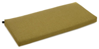 40"x19" Outdoor Spun Polyester Loveseat Cushion, Avocado