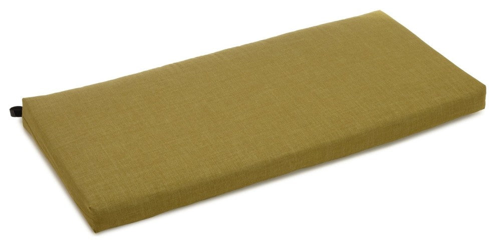 40"x19" Outdoor Spun Polyester Loveseat Cushion, Avocado