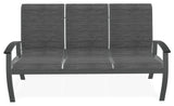 Belle Isle Sling 3-Seat Outdoor Sofa, Collect Charcoal/Graphite