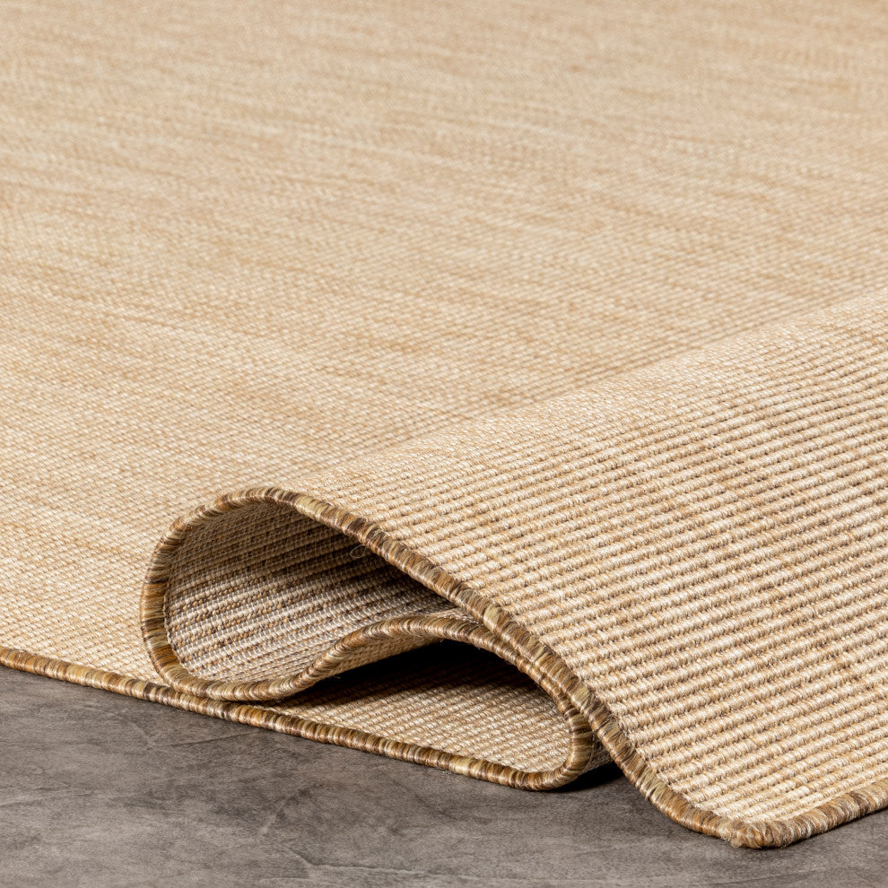 Nuloom Nakia Transitional Indoor/Outdoor Area Rug, Brown 8'x10'