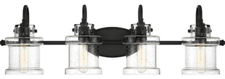 Quoizel DNY8604EK Four Light Bath Fixture, Earth Black Finish
