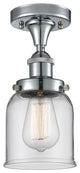 INNOVATIONS LIGHTING 916-1C-PC-G52-LED Small Bell 1 Light Semi-Flush Mount