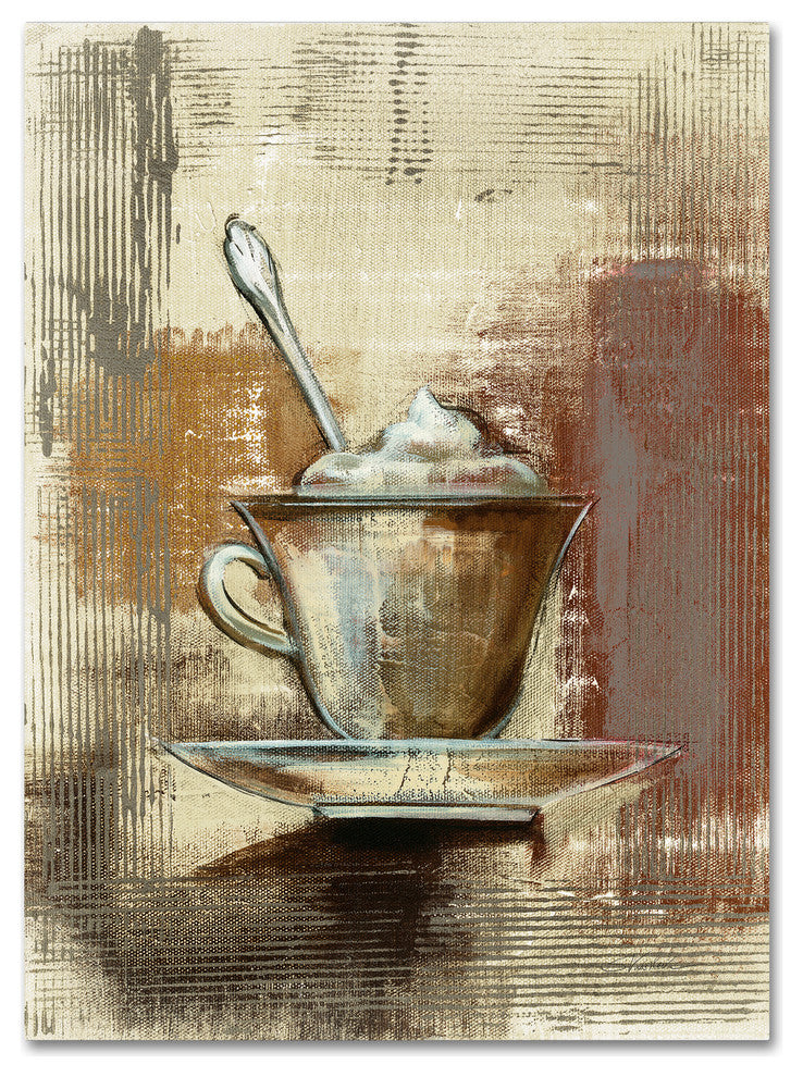 Silvia Vassileva 'Cafe Classico III Neutral' Canvas Art, 32"x24"