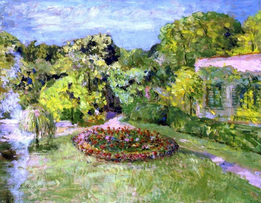 Edouard Vuillard Le Massif pres la Maison, 21"x28" Wall Decal
