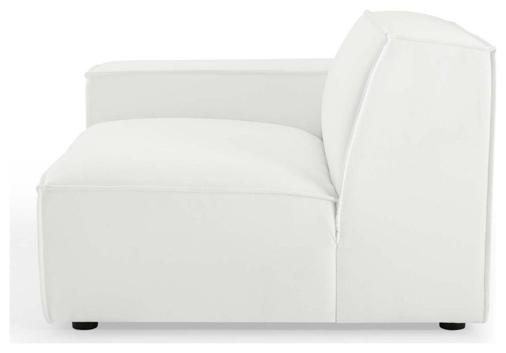 Modular Sectional Sofa Set, White, Fabric, Modern, Lounge Hotel Hospitality