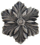 Opulent Flower Knob Antique Brass, Satin Nickel
