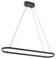 Glo 48'' LED Linear Pendant, Black