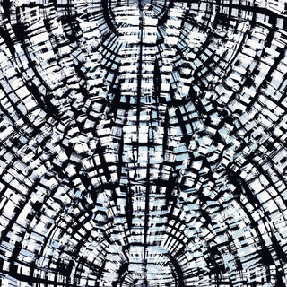 "Darkened Formation" Painting Print on Wrapped Canvas