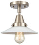 INNOVATIONS LIGHTING 447-1C-SN-G1-LED Halophane Flush Mount
