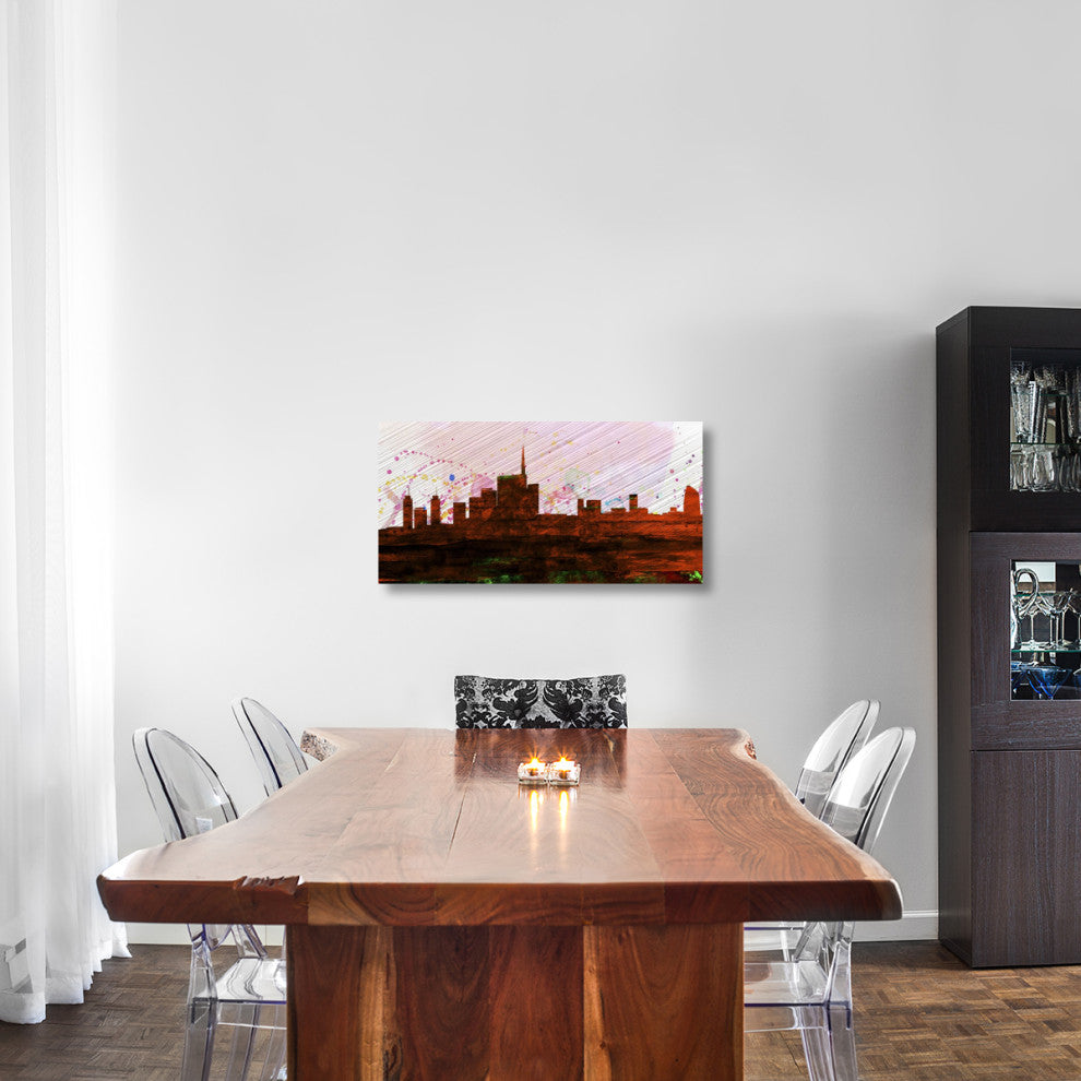 "Milan City Skyline" Fine Art Print