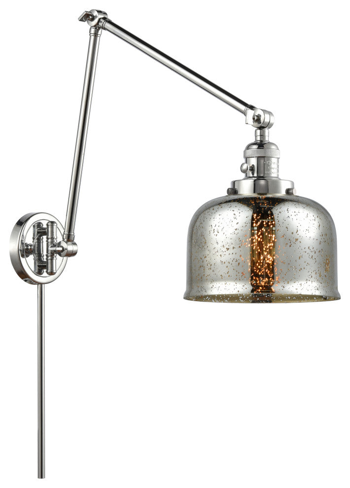 INNOVATIONS 238-PC-G78-LED 1-Light Swing Arm Polished Chrome