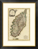 "Corsica, 1783" Framed Digital Print by Jean Lattre, 26"x32"